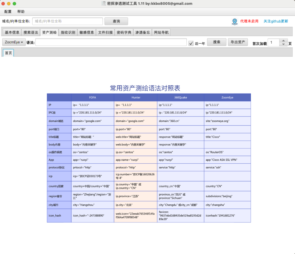 密探 -- 渗透测试工具插图3