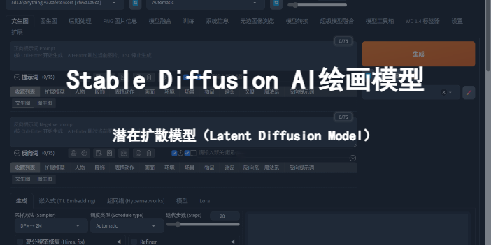 Stable-Diffusion AI绘画模型插图